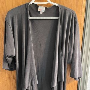 Small cable knit material LulaRoe Shirley